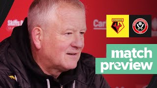 Chris Wilder | Watford v Sheffield United | Match preview