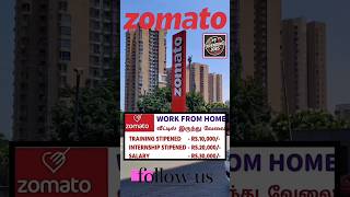 🚀Free Laptop \u0026 WiFi: Zomato Work from Home Jobs for Students🏡 #zomatojobs