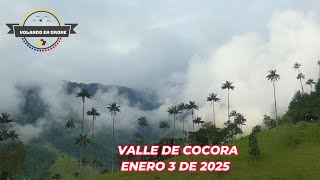 VOLANDO EN DRONE 4K-VALLE DE COCORA ENERO 3 DE 2025