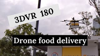 3DVR180 CICI 中国深圳人才公园 （无人机送餐）Drone food delivery