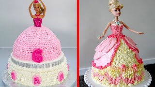 5+ Creative PRINCESS Wedding Dress CAKE Decorating Ideas 👑 Compilation! Barbie Doll Cake #11