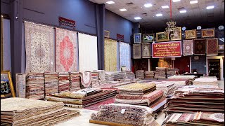 Al Nawras Gallery a wide selection of colorful rugs