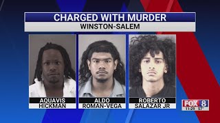 3 men charged with murder after fatal shooting in Winston-Salem on Highland Avenue, police say