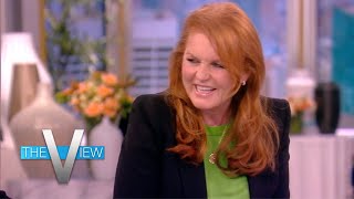 Sarah Ferguson Duchess of York Discusses Her New Novel A Most Intriguing Lady  The View