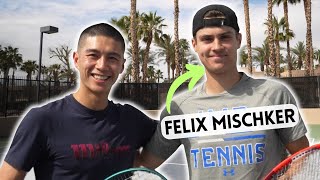 I played AGAINST Felix (@tennisbrothers)