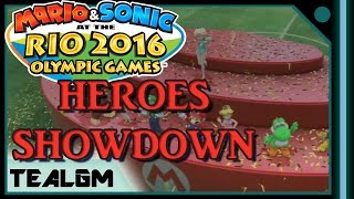 Mario & Sonic at the Rio 2016 Olympic Games (Wii U) - Heroes Showdown - Team Mario!