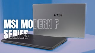 MSI Modern F Series - Midrange Laptops that are hard to beat!