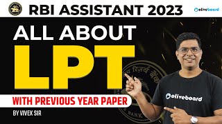 All About RBI Assistant LPT Test 2023 || RBI Assistant LPT Previous Year Question Paper By Vivek Sir