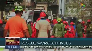 Cuba: Saratoga Hotel search work continues