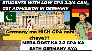 How to study in Germany with low grades |  Studying in Germany from Pakistan | low CGPA