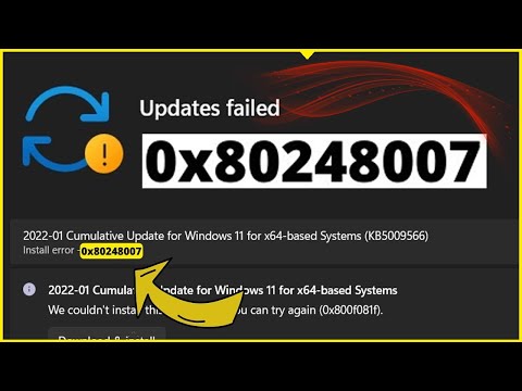 Исправить ошибку 0x80248007 Центр обновления Windows ️ Центр обновления Windows 0x80248007