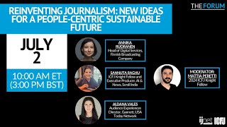 Reinventing journalism: new ideas for a people-centric sustainable future