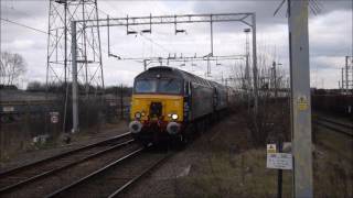 57307 and 57309  and  work from Macclesfield 5H88 VT Longsight Car  M D  1407 1406