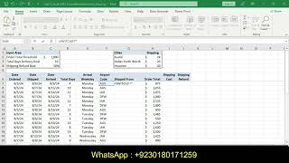 Exp22_Excel_Ch07_CumulativeAssessment_Variation_Shipping | Exp22 Excel Ch07 | Variation_Shipping