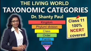 Taxonomic categories | The Living World