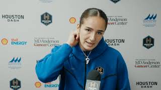 Houston Dash FW Diana Ordoñez Post Match Thoughts v NJ/NY Gotham. 9/8/24