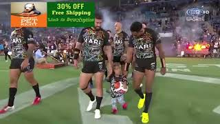 Quaden Bayles takes to the field at NRL All-Stars clash