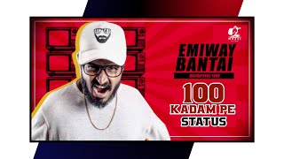 EMIWAY - 100 KADAM PE - Status | Whatsapp Status | Rap Status | Organic ( muzzi creations )