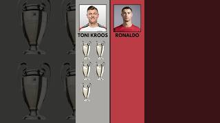 Toni Kroos 🆚 Cristiano Ronaldo All Champions League Trophies #shortsfeed #ronaldo #trending