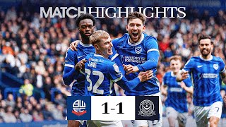 ➕1️⃣ Point On The Board 💪 | Bolton Wanderers 1-1 Pompey | Highlights
