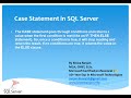 Case Statement in SQL Server