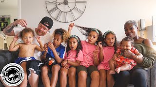 Our Family's Hair Wash Day Routine 💆🏽‍♂️ || 6 Kids 6 Different Hair Types (PART 1)