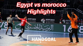 بطولة أفريقيا لكرة اليد ٢٠٢٢ | ملخص مصر و المغرب EGYPT VS MOROCCO Handball Africa 2022
