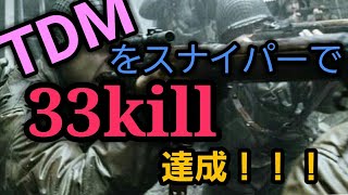 【WW2 凸スナ】凸スナで33kill！！DS当たりまくりおじさん！【東北民 訛り全開】