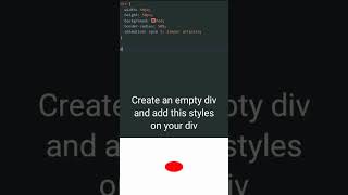 Circular Loading Animation Only CSS in 25 Seconds! #css