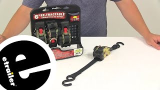 etrailer | Complete Breakdown of the Erickson Re-Tractable Ratchet Straps w/ Push Button Releases