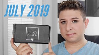 BOXYCHARM JULY 2019 UNBOXING REVIEW and GIVEAWAY (Try-On) | Brett Guy Glam