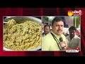 mla jakkampudi raja about food arrangements in 2nd day ysrcp plenary sakshi tv