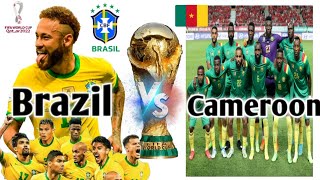 Brazil🇧🇷 vs Cameroon🇨🇲match| #fifa#brazil#worldcup#cameroon