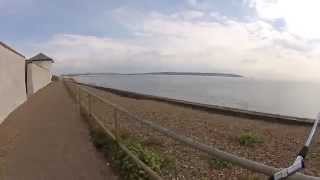 Milford on Sea seafront, fast forward