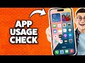 How To Check App Usage On iPhone 2026 (Step-By-Step Tutorial)