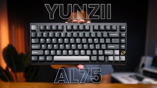 YUNZII AL75 - Keyboard 75% Aluminium suara ENAK dan THOCKY - Unboxing, Typing Sound Test, Review