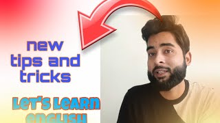 let's learn english with New tips and tricks #english #viralvideo #trending