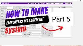 C# Full Project (Employees management and Payroll system using SQL Server)with source code - Part 5
