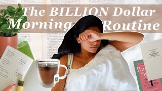 Following the “BILLION Dollar Morning Routine” | 2022 Productive Morning Routine