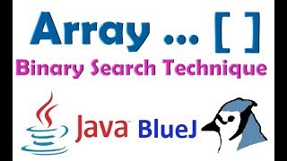 #42 Binary Search in an arry explained with examples of working and Demonstrated