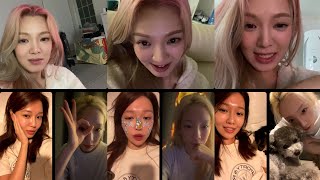 Hyoyeon, Sooyoung \u0026 Taeyeon SNSD Live Instagram 091121