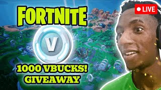 🔴WIN 1000 V-BUCKS | Progress Guy Crushing in Fortnite- LIVE! ( Part 2 )