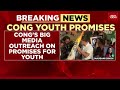 rahul gandhi announces five youth guarantees ahead of lok sabha elections