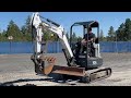 2018 bobcat e26 mini excavator