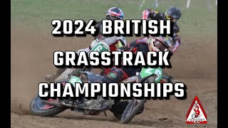 2024 British Grasstrack Championships, 250/350/500cc Sidecar + L/H \u0026 R/H 1000cc Sidecars!