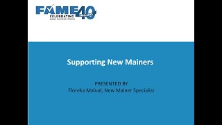 Financial Aid 101 (2024) | Session I: Supporting New Mainers