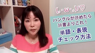 リエン韓国語#93  辞書よりこれ！学習者におすすめ勉強方法  | リエンハングル