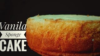 ♨ഓവനില്ലാതെ നല്ല സോഫ്റ്റായ Simple Vanilla Sponge Cake Recipe/Neethus #39