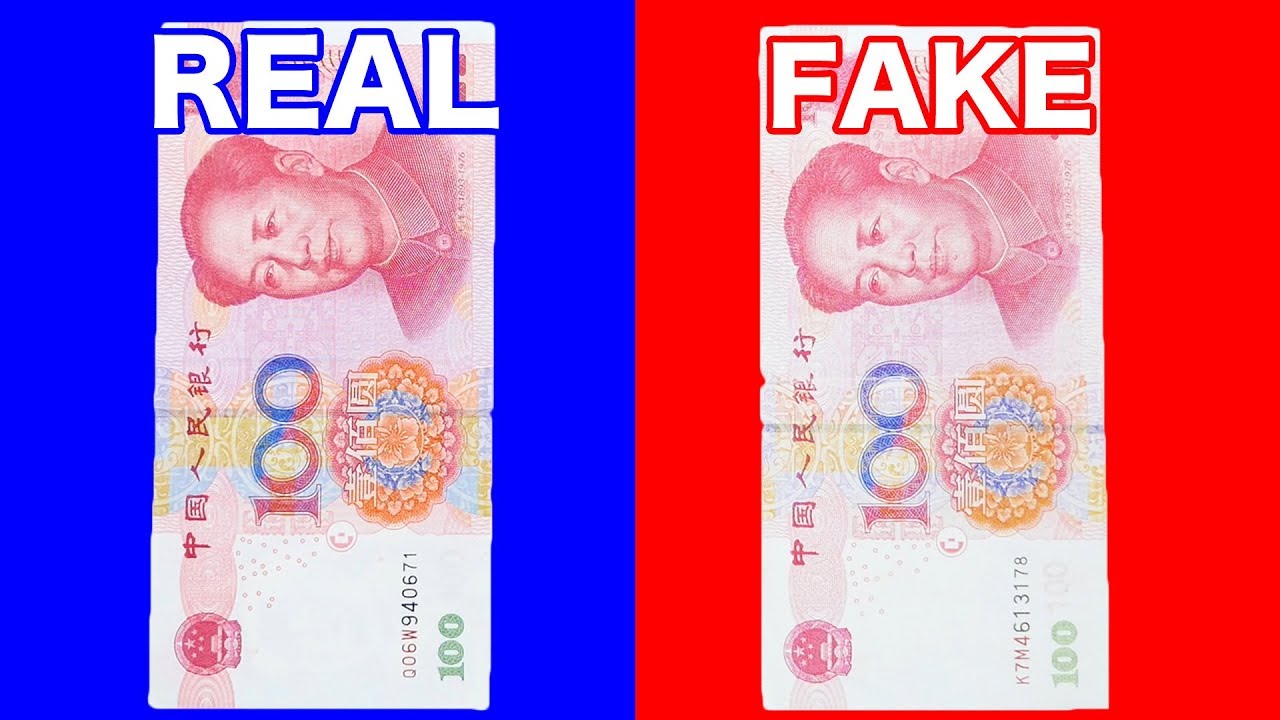 How To Detect Counterfeit Chinese Yuan(Renminbi) - YouTube