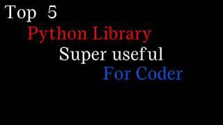 5 Python Libraries You Must Know!